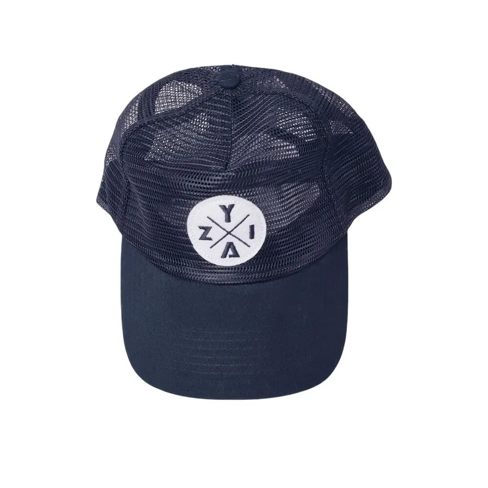 ZYIA Active X-Mesh Hat One Size Unisex‎ Adjustable Strap Cotton Blend Black NWT